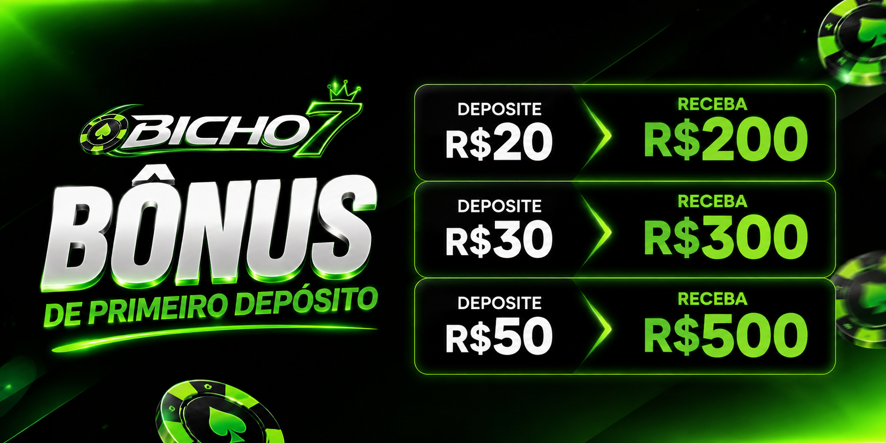 Bônus de Primeiro Depósito